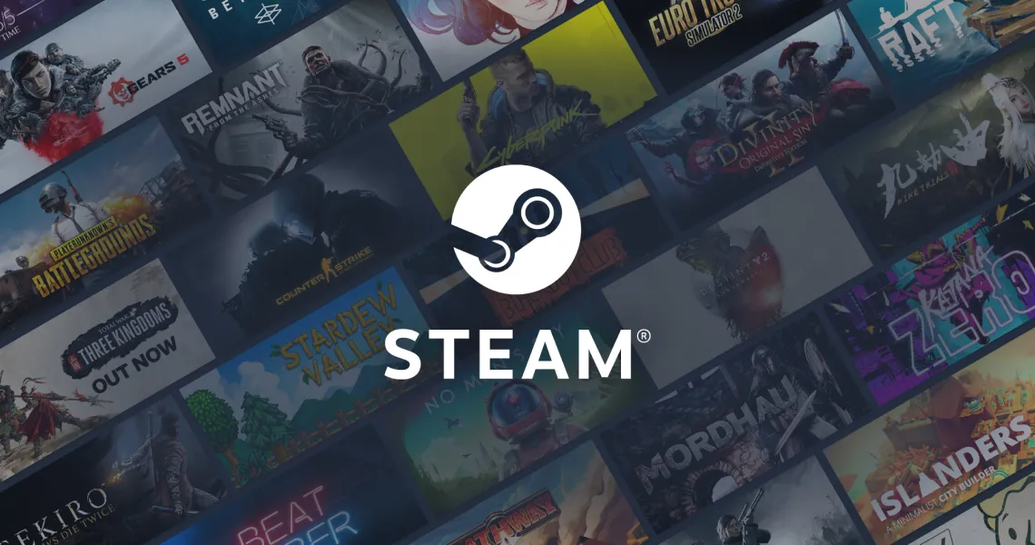 Steam logo over a grid of PC game artwork, used as the banner for the Graveyard Keeper 2 release guide