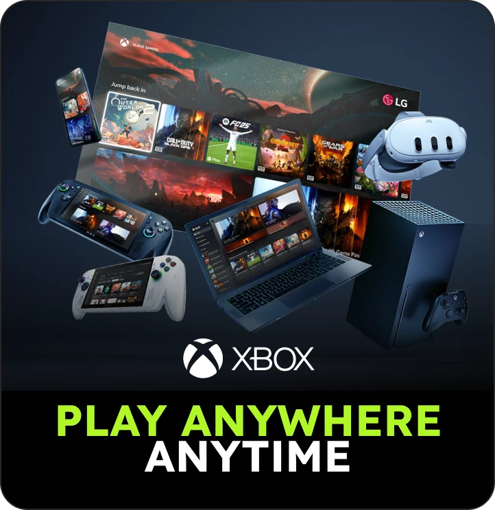 Xbox gift cards - play anywhere, anytime