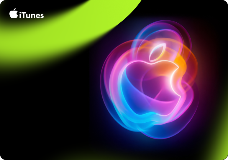 iTunes credits
available
instantly